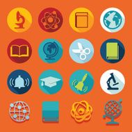 Set of education icons N64