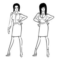Stylish office lady