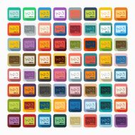 Flat design board