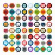 Flat design board N2