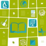 Education flat infographic N36