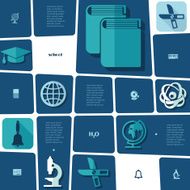 Education flat infographic N38