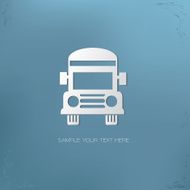 School bus symbol vector N3