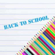 back to school chalkboard in vector