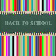 back to school chalkboard in vector N5