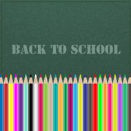 back to school chalkboard in vector N6