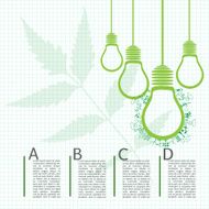 Go green concept Save world vector Illustration N8