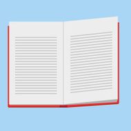 Book Illustration Isolated On Color Background N3