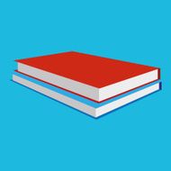 Group Of Colorful Books Illustration Isolated N2