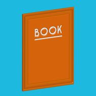 Book Illustration Isolated On Color Background N7