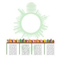 Go green concept Save world vector Illustration N11