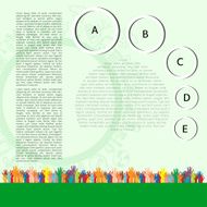 Go green concept Save world vector Illustration N12