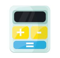 Vector Calculator Flat Icon