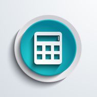 vector modern blue circle icon Web element N4