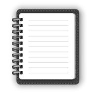 Leather spiral notebooks