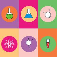 Chemistry Icon Set N3