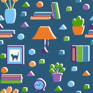Interior vector background