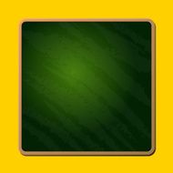Old Blank Green School Chalkboard Vector