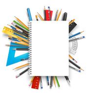 Notepad and pens N5