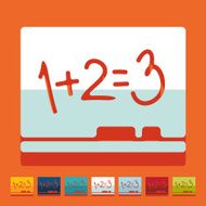 Flat design board N5