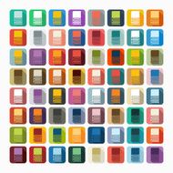 Flat design book N10