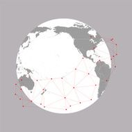 World globe Vector Illustration background for communication N2