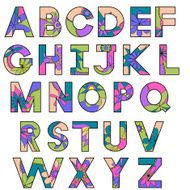 Colorful alphabet N7