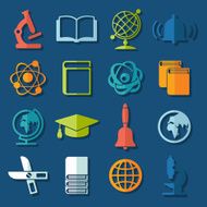Set of education icons N127