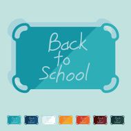 Flat design school N13