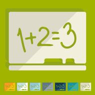 Flat design board N7