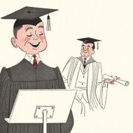 Graduate Giving a Speech