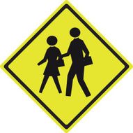 School Zone - Safety Crossing Sign N2