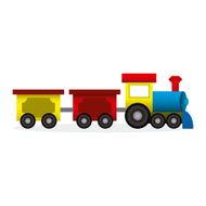 Vector Cartoon train N2