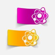 realistic design element atom N52