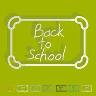 Flat design school N15