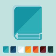 Flat design book N21