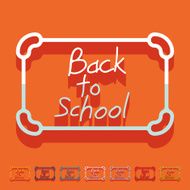 Flat design school N18
