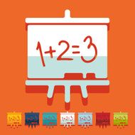 Flat design board N12