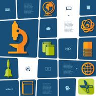Education flat infographic N80