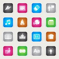 Multicolor Icons - School &amp; Education