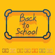Flat design school N21