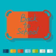 Flat design school N22