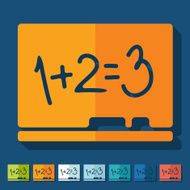 Flat design board N13