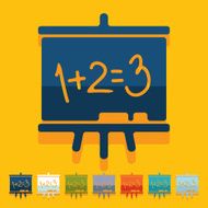 Flat design board N14