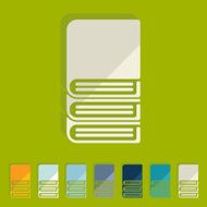Flat design book N29