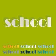Flat design school N23