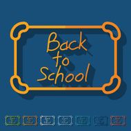 Flat design school N24