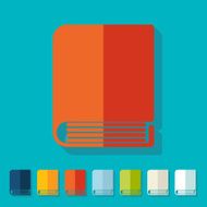 Flat design book N37