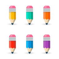 Flat pencils