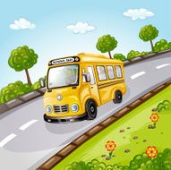 school bus N128